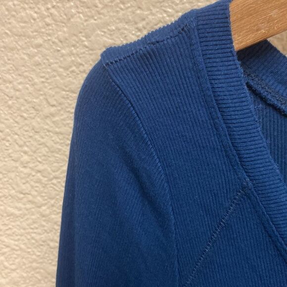 Free People Ribbed Long Sleeve Top XS - Picture 4 of 5